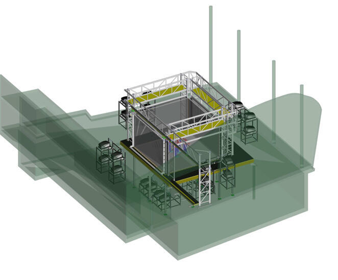 Schematic representation of the aixCAVE