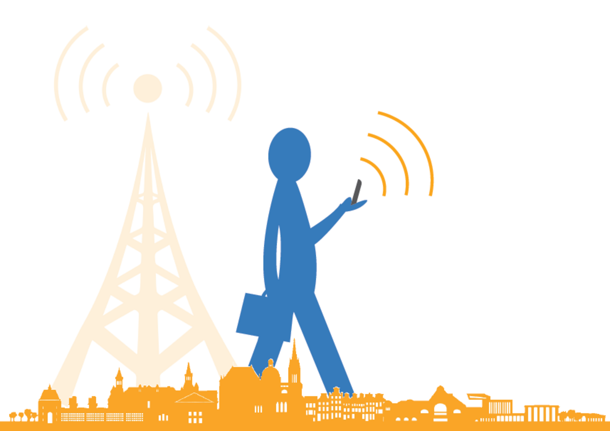 Grafik zu WLAN in Aachener Innenstadt