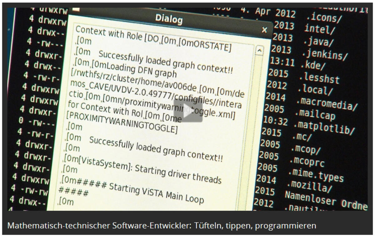 Screenshot des Videos "Tüfteln, tippen, programmieren"