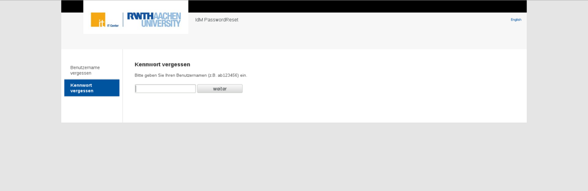 Screenshot des neuen Design