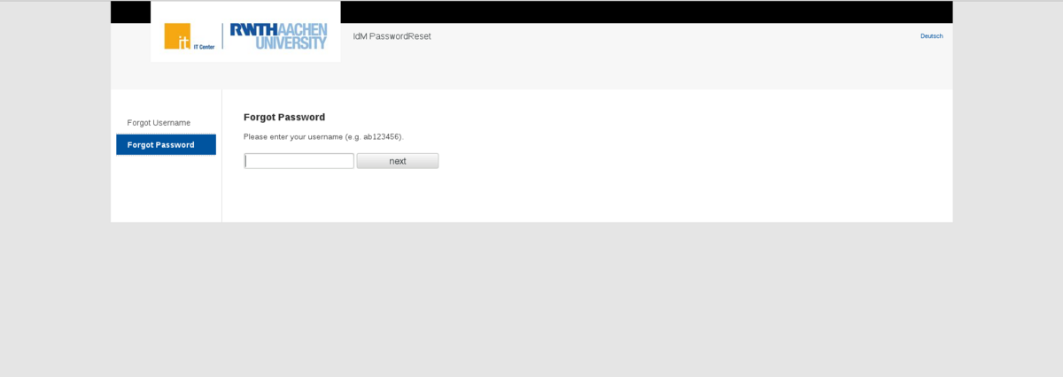 Screenshot of the new Design