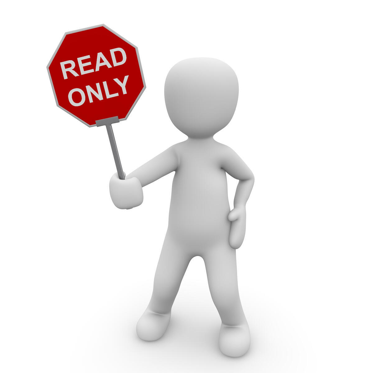 Grafischer Hinweis auf read-only