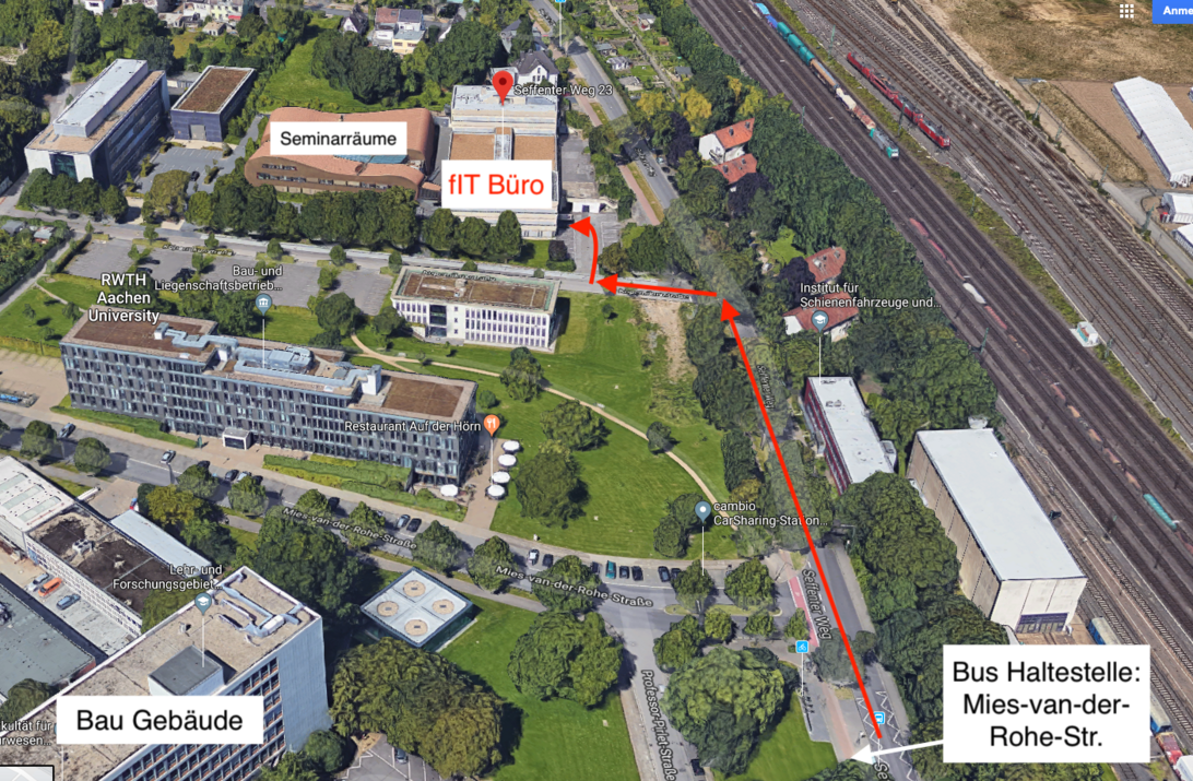 Wegbeschreibung fIT Büro