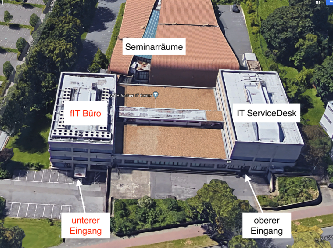 Wegbeschreibung fIT Büro