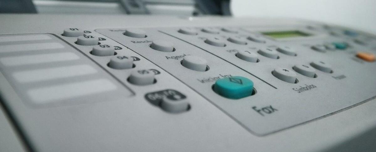 Photo of an fax machine