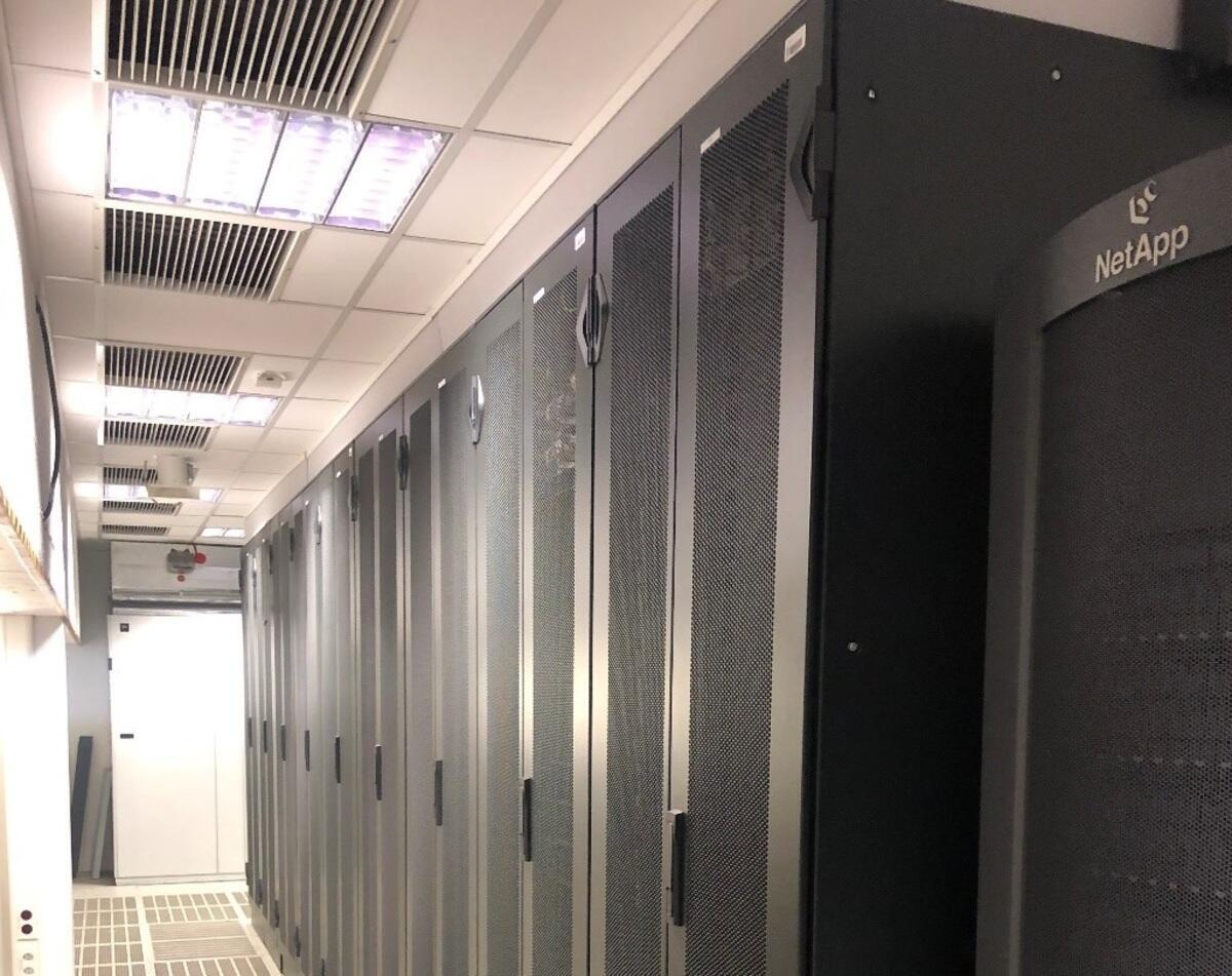 Serverroom at the IT Center location Seffenterweg 23