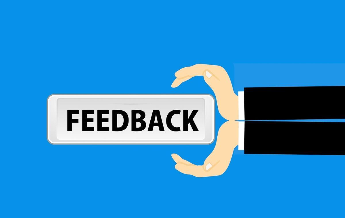 Schritzug "Feedback"
