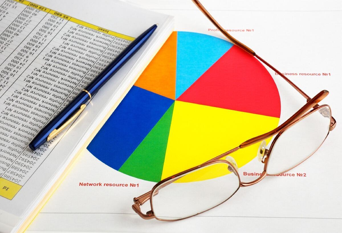 Diagramm, Stift, Bericht, Brille