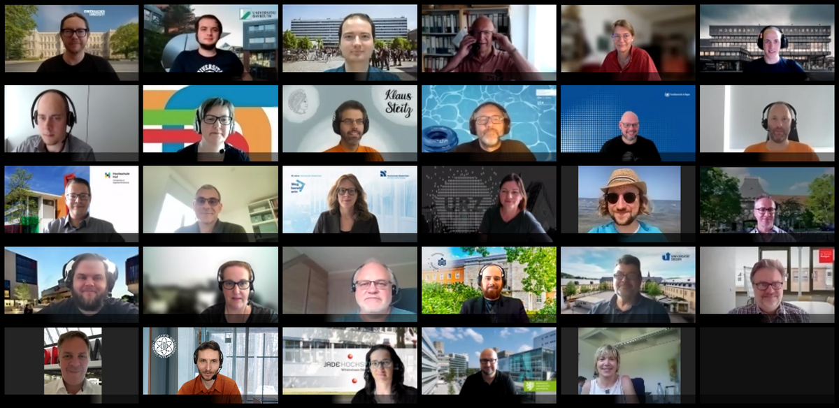 Image of the virtual founding meeting
