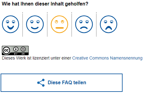 Bewertungs- und Teilenfunktion FAQ