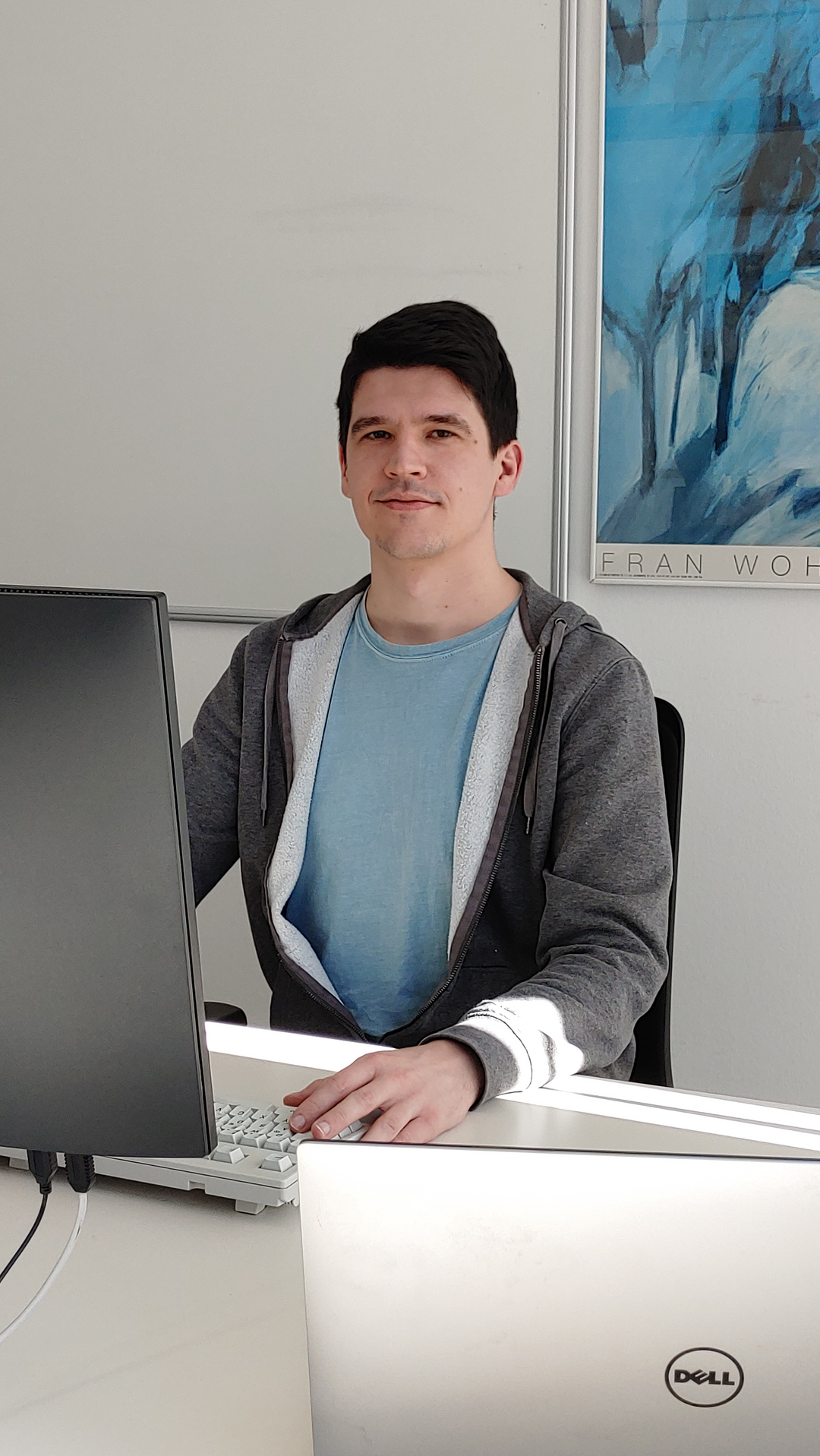 Christian Richter at his workplace