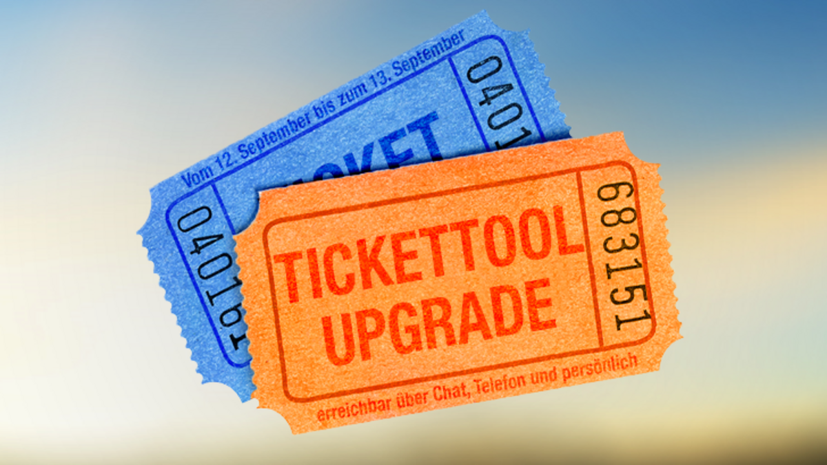 Ticket with info on the upcoming Tickettol upgrade from 12-13 September 2023.