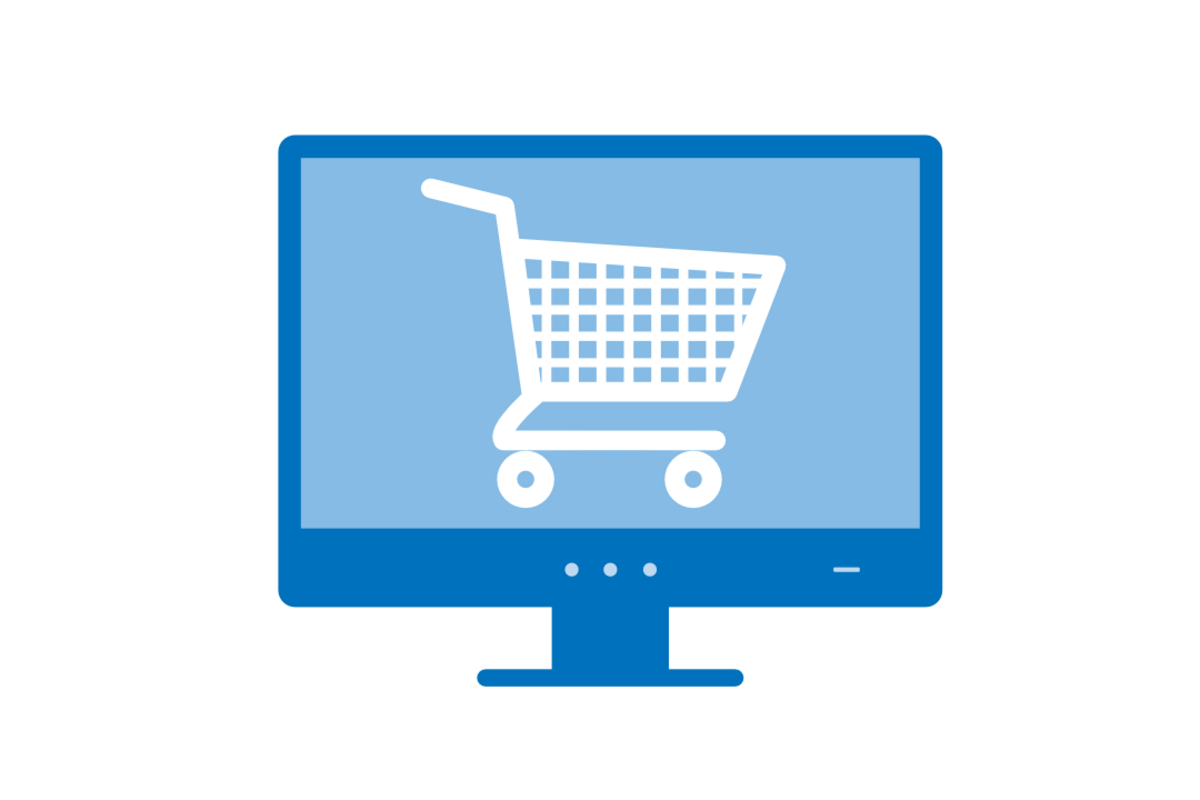 Shopping Cart on Screen