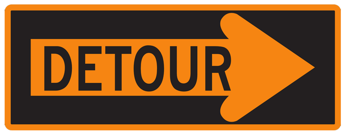 Detour sign